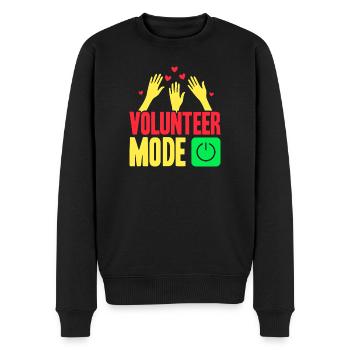 Mode d’appréciation des bénévoles sur Volunteer - Pull Premium bio Homme - noir - Devant - Nico (187cm)