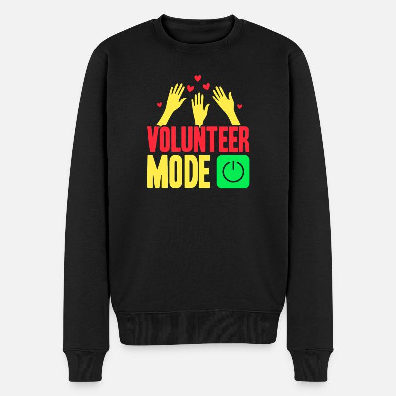 Mode d’appréciation des bénévoles sur Volunteer - Pull Premium bio Homme - noir