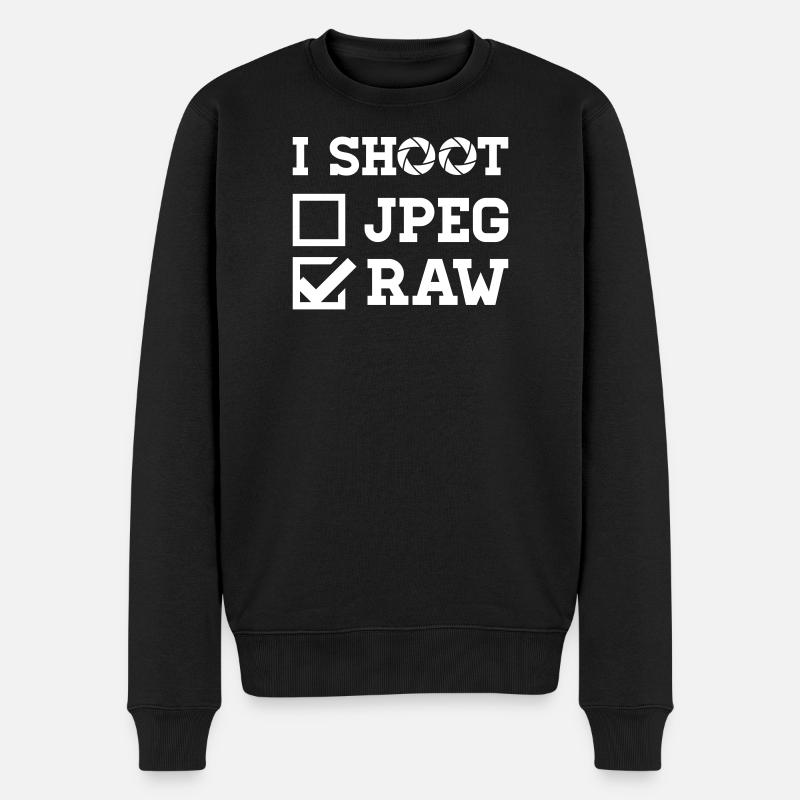 I Shoot – Photographe photo - Pull Premium bio Homme - noir