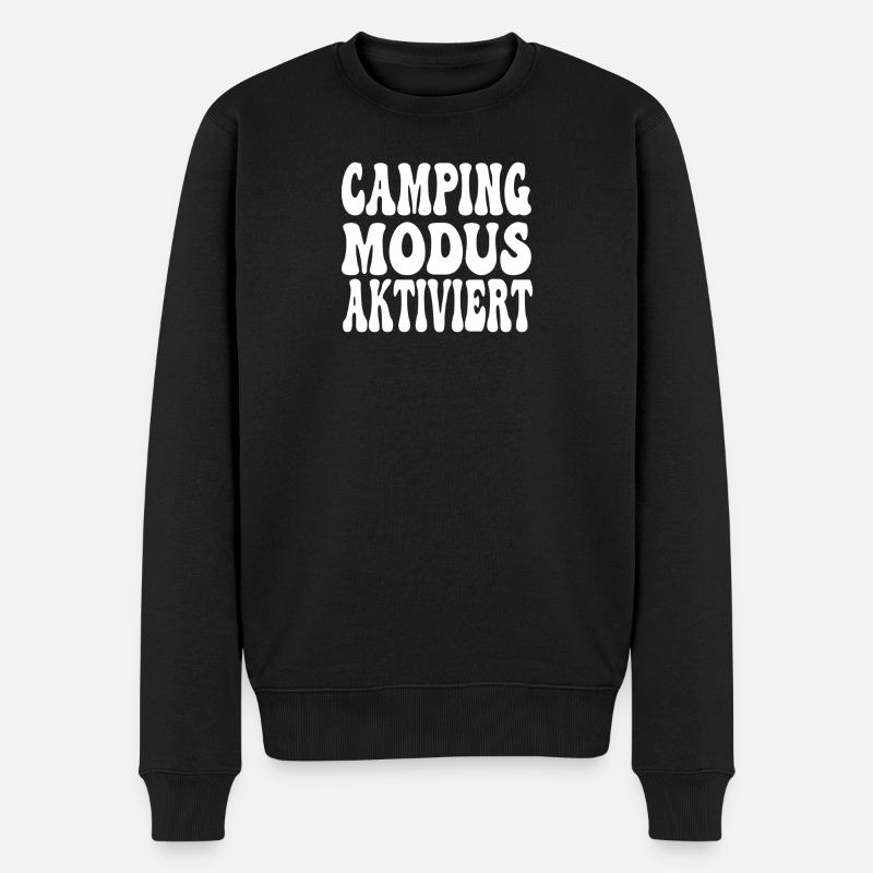 Mode camping activé - Pull Premium bio Homme - noir