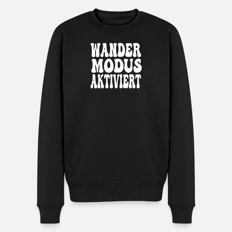 Conception activée par le mode Wander - Pull Premium bio Homme - noir