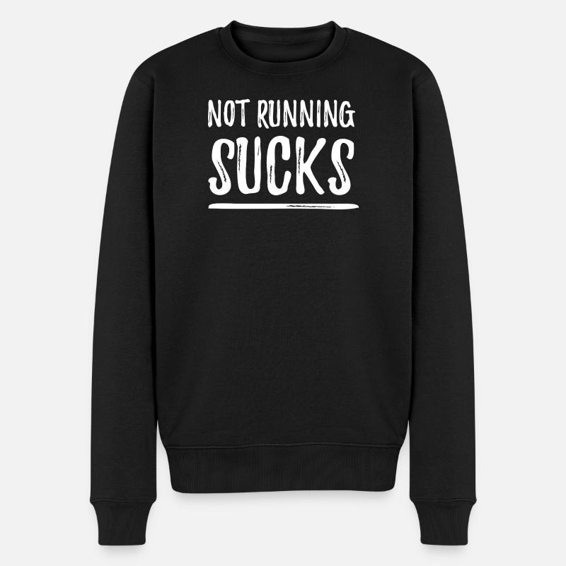 Ne pas courir, c’est nul - Pull Premium bio Homme - noir