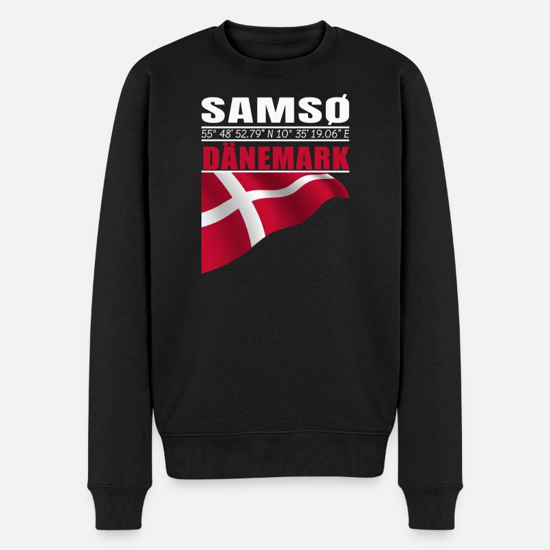 Samso - Men's Premium Organic Jumper - black