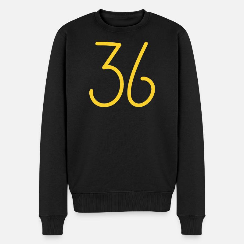 36 - Pull Premium bio Homme - noir