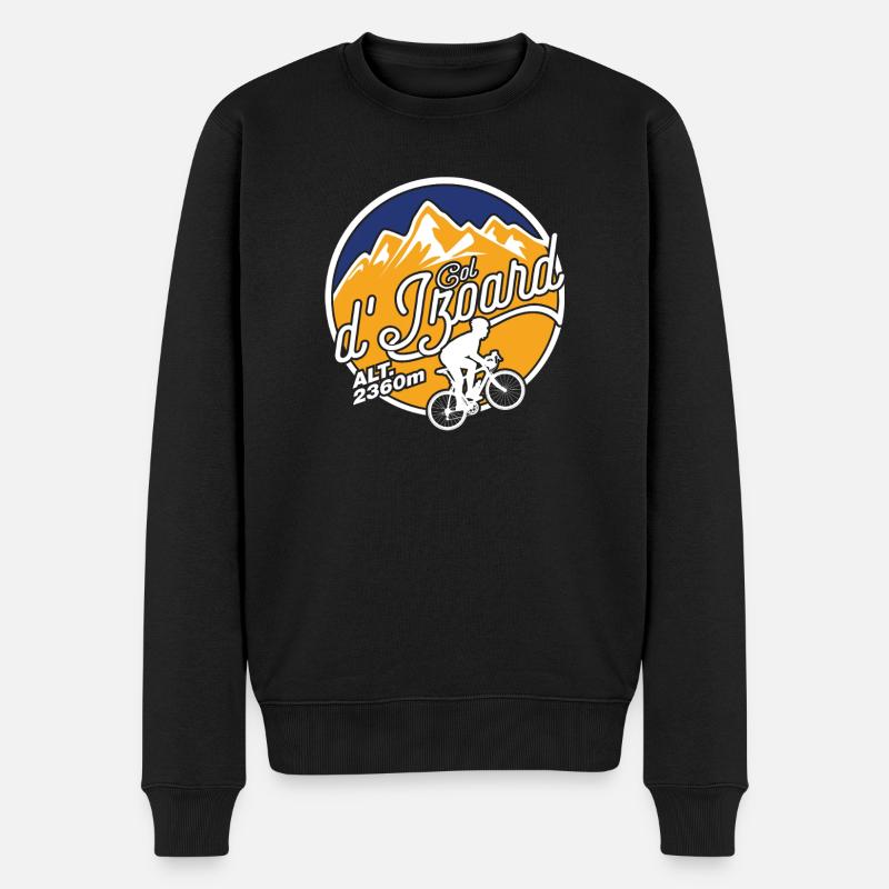 Col d'Izoard Radalpen - Männer Premium Bio Pullover - Schwarz