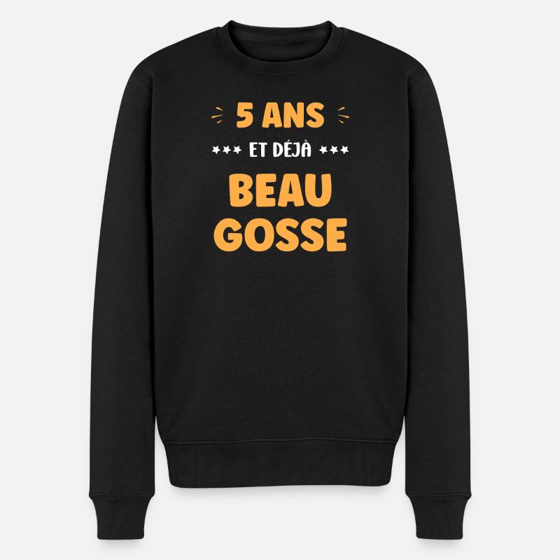 5 ans - Pull Premium bio Homme - noir