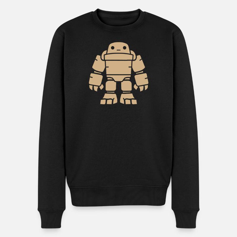 golem - Pull Premium bio Homme - noir