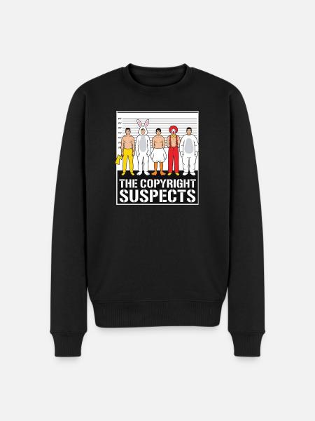 the copyright suspects - Men's Premium Organic Jumper - black