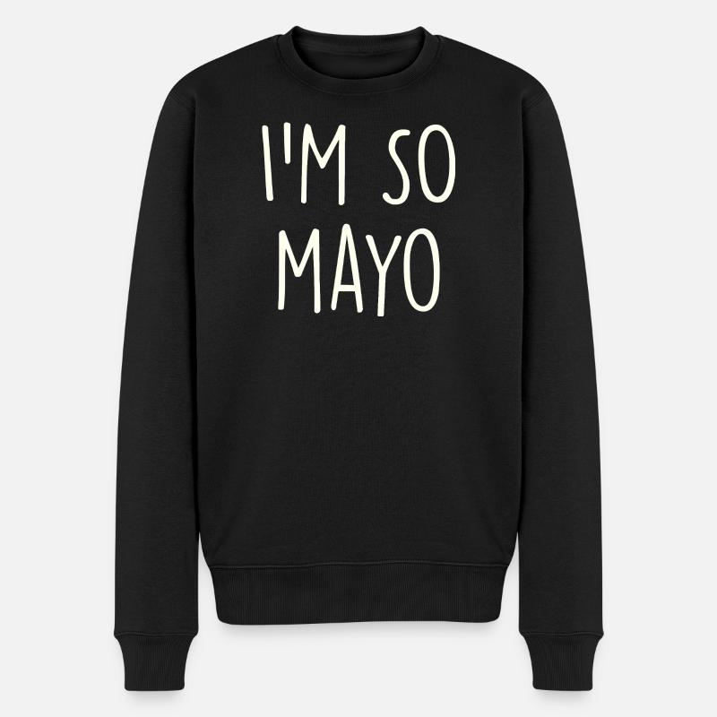 Mayo Mayonnaise - Pull Premium bio Homme - noir