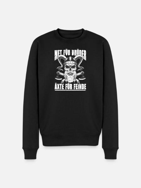 Viking Outfit Valhalla Norse Mythology - Men's Premium Organic Jumper - black