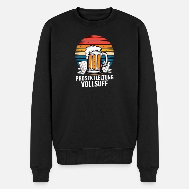Prosektleitung vollsuff lustiger bier spruch für - Pull Premium bio Homme - noir