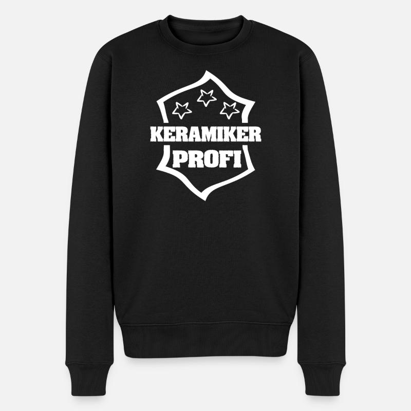 Cadeau pour céramistes - Pull Premium bio Homme - noir