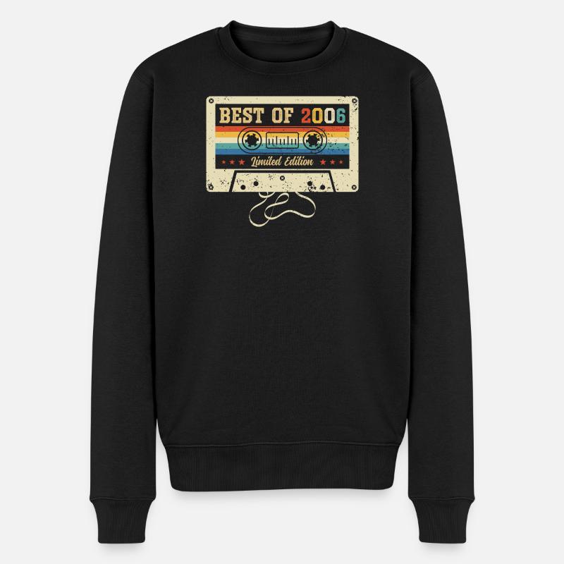 20e anniversaire du meilleur de 2006 - Pull Premium bio Homme - noir
