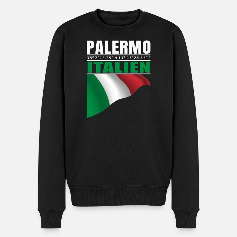 Palerme - Pull Premium bio Homme - noir