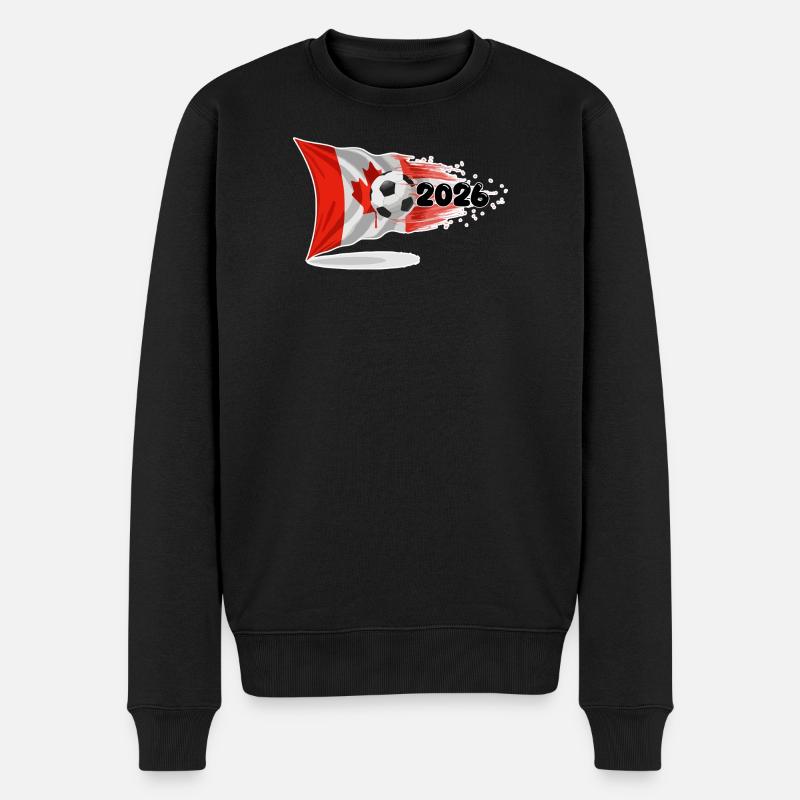 Canada 2026 Soccer Rush - Pull Premium bio Homme - noir