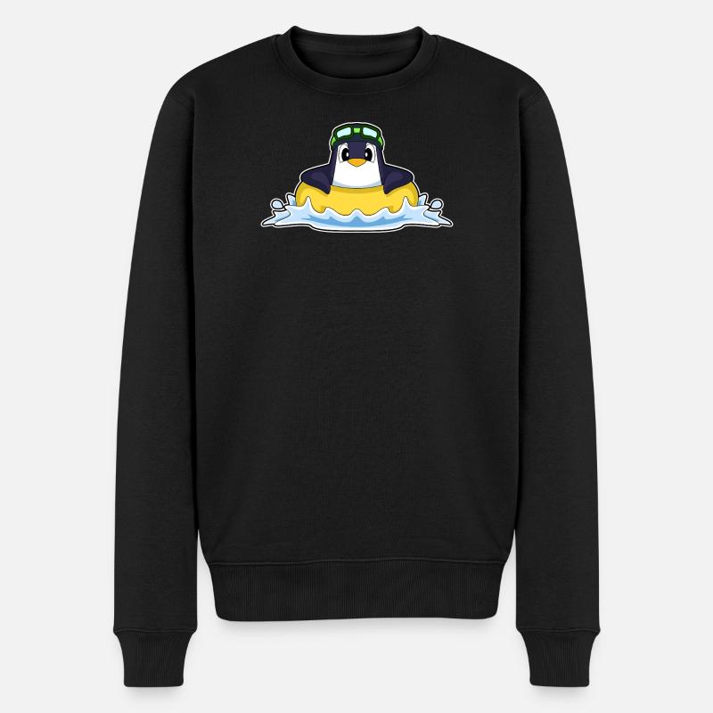 Été de la piscine Penguin - Pull Premium bio Homme - noir