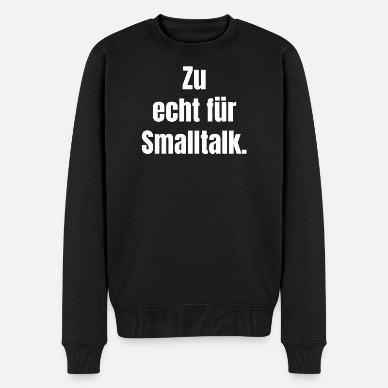 Trop réel pour des banalités - Pull Premium bio Homme - noir