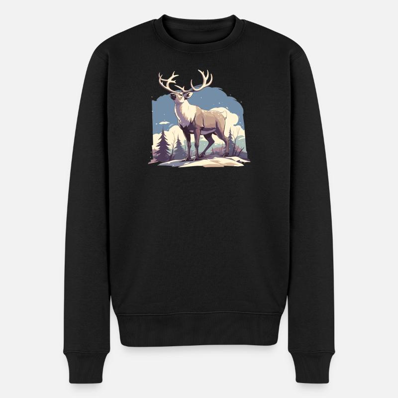 Renne Renne - Pull Premium bio Homme - noir