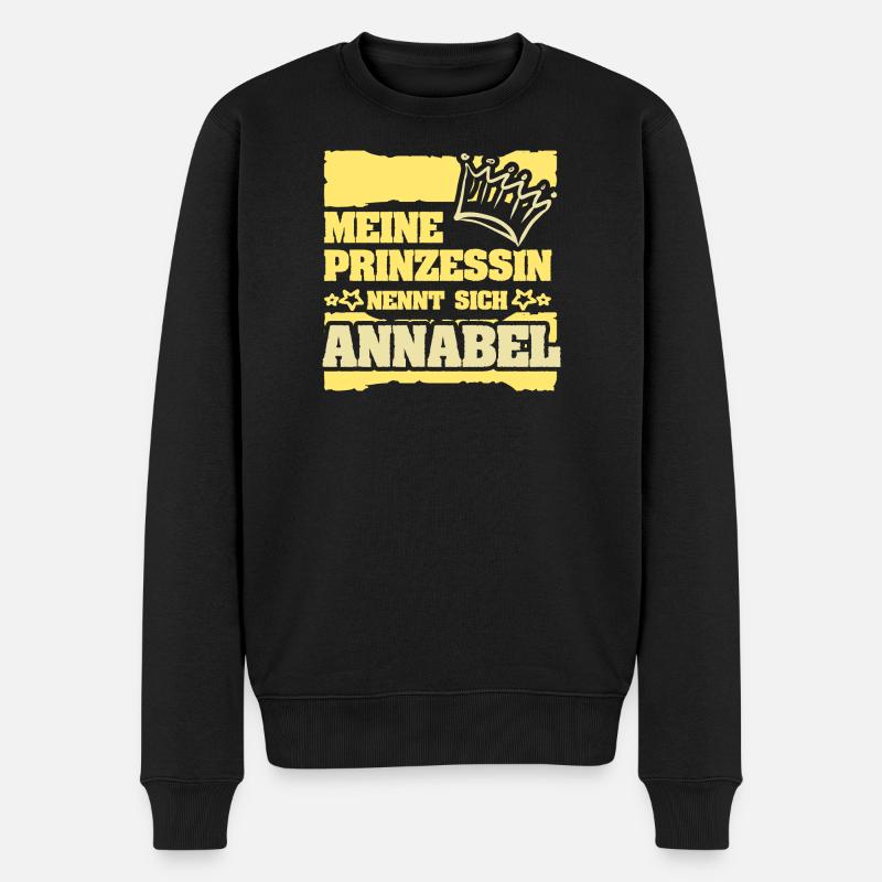 Geschenk für Annabel - Männer Premium Bio Pullover - Schwarz