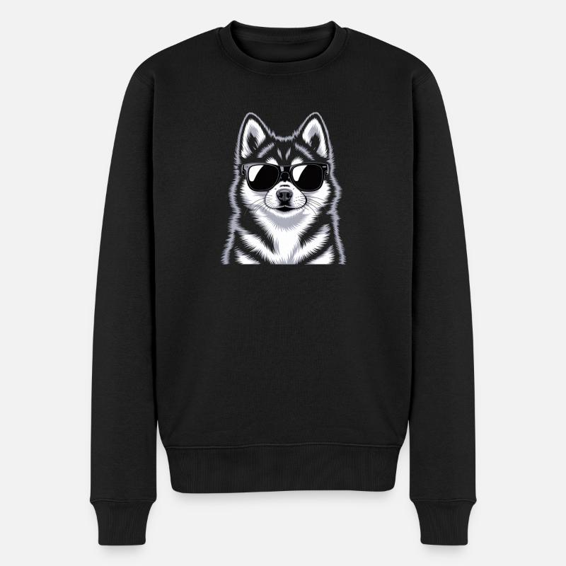 Pomsky - Pull Premium bio Homme - noir