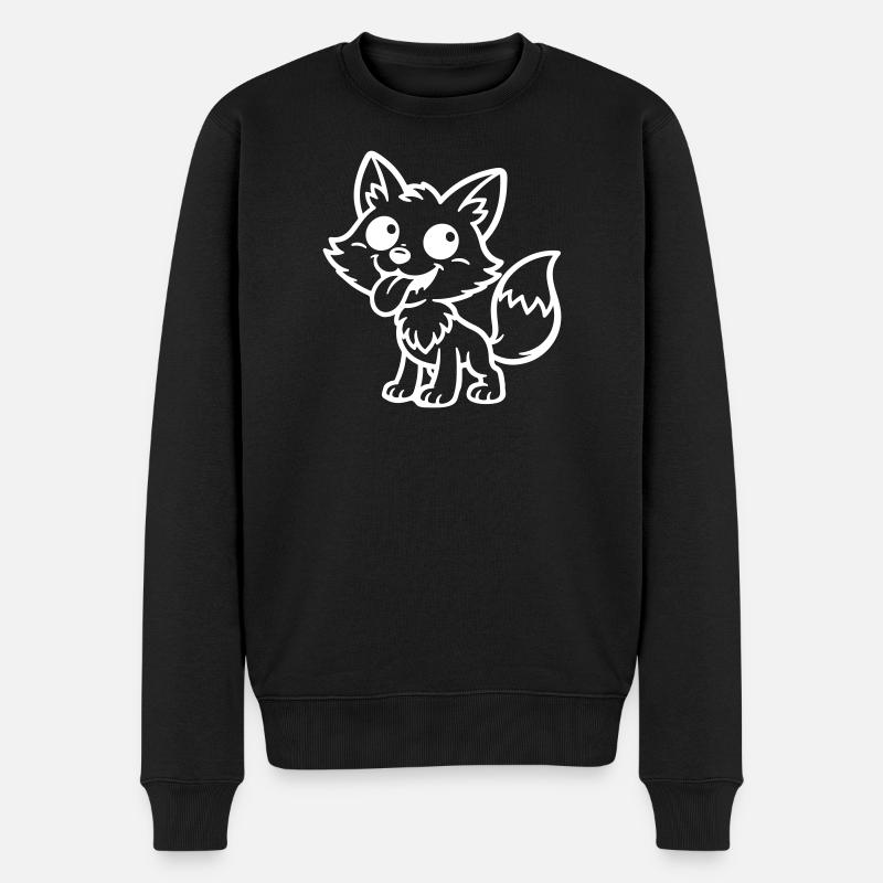 Fox Comic Funny - Pull Premium bio Homme - noir