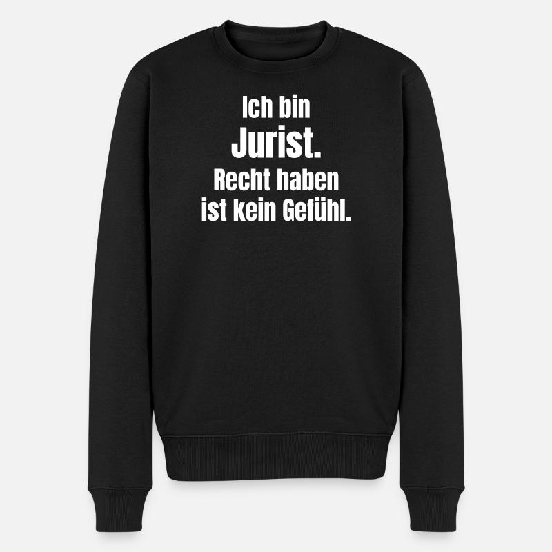 Je suis avocat – j’ai raison - Pull Premium bio Homme - noir