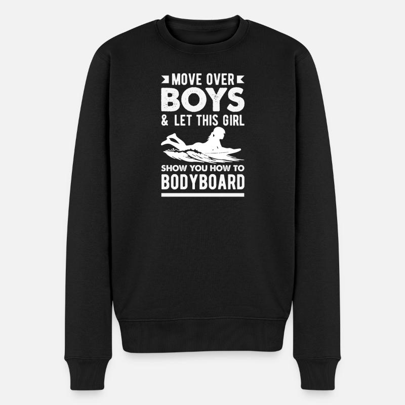 Surfeur Surfeur Bodyboarder - Pull Premium bio Homme - noir