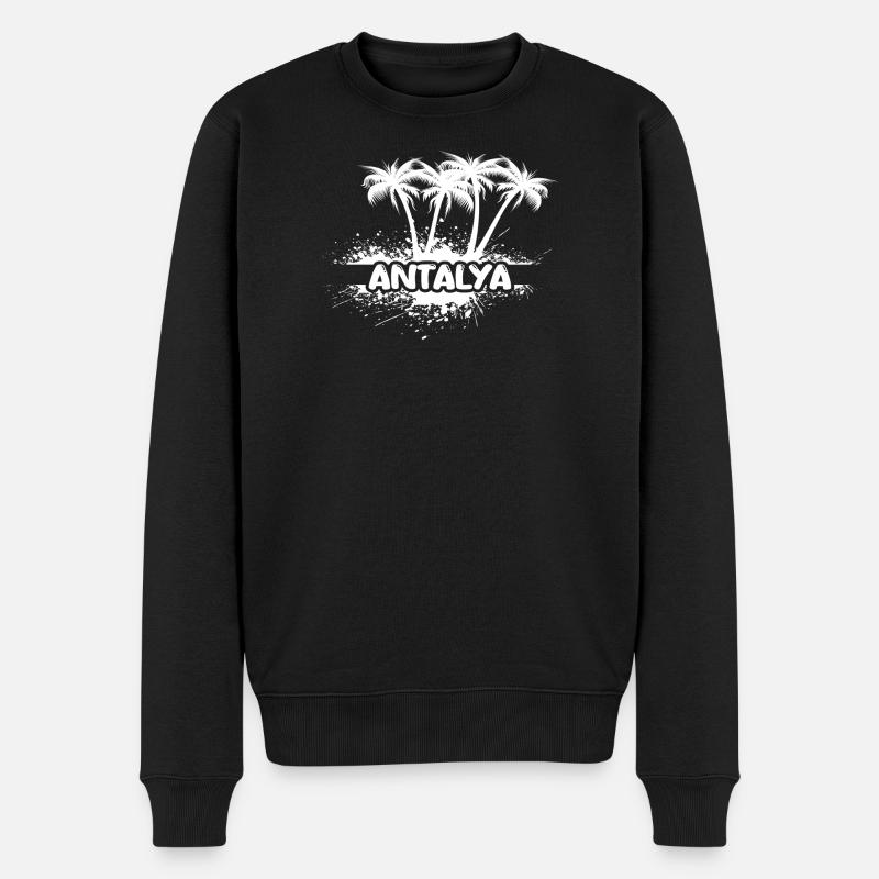 Parti Antalya - Pull Premium bio Homme - noir