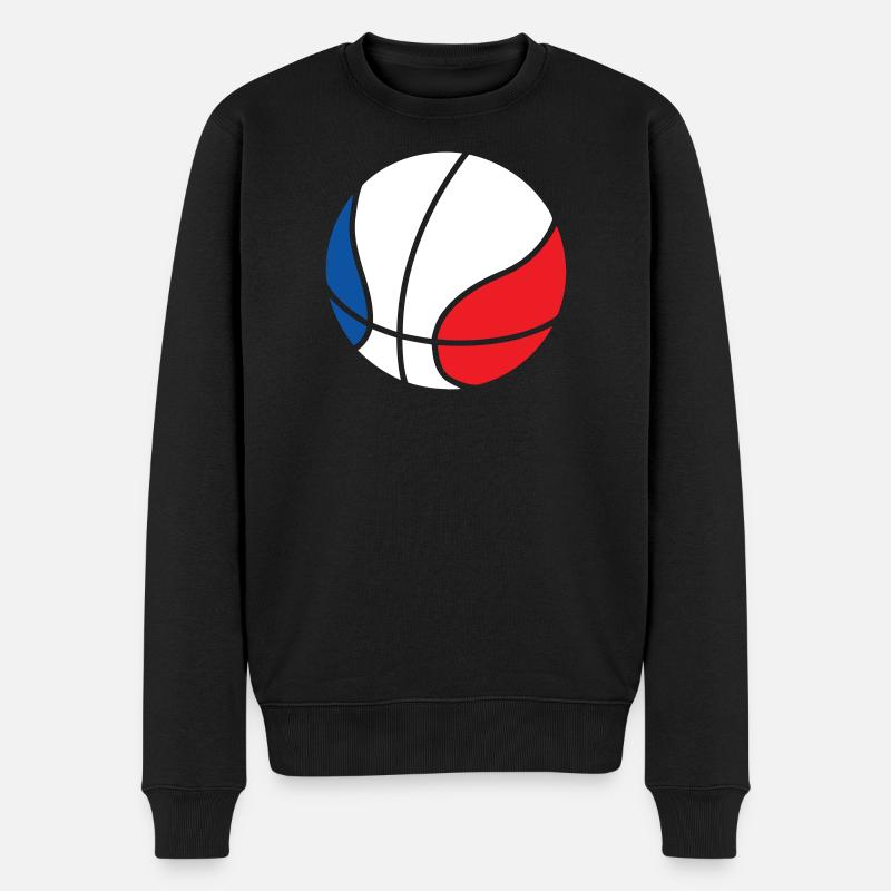 Basketball / Basketball / Basktet-Ball / Sport - Männer Premium Bio Pullover - Schwarz