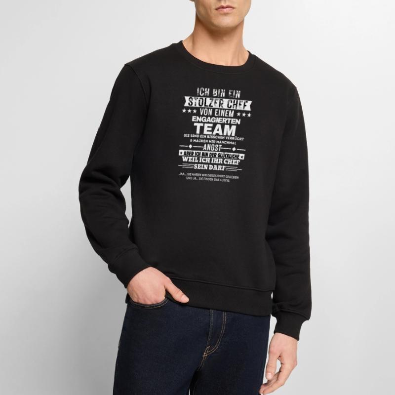 Fier patron d’une équipe dévouée Pull Premium bio Homme
