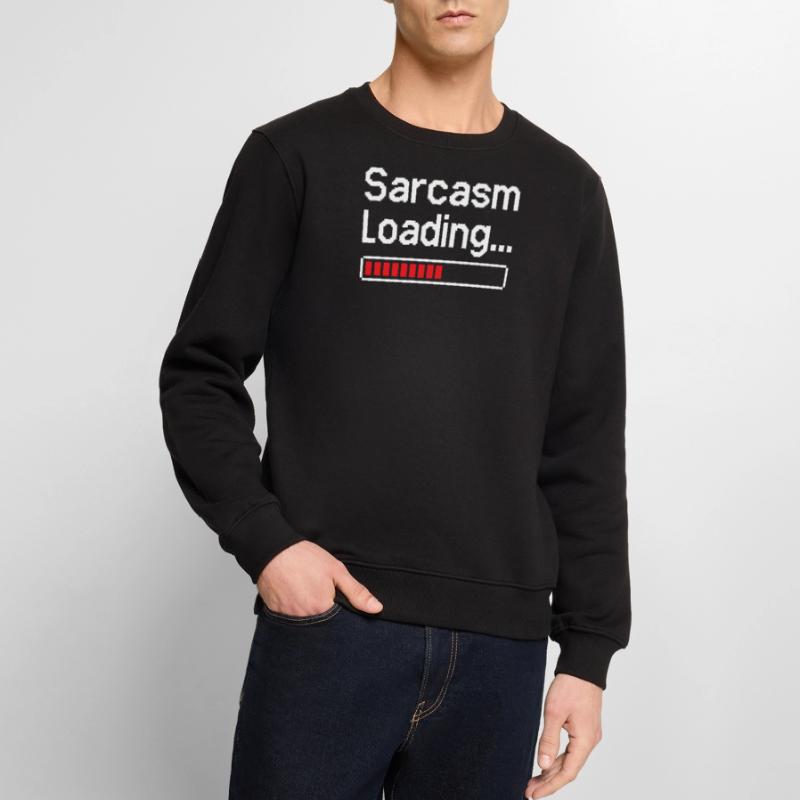 Sarcasm Loading Status Men's Premium Organic Jumper