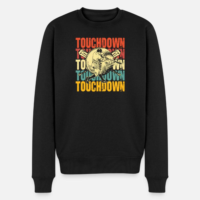 Touchdown Baseball Fusion - Pull Premium bio Homme - noir