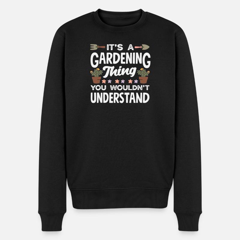 C’est une question de jardinage - Pull Premium bio Homme - noir