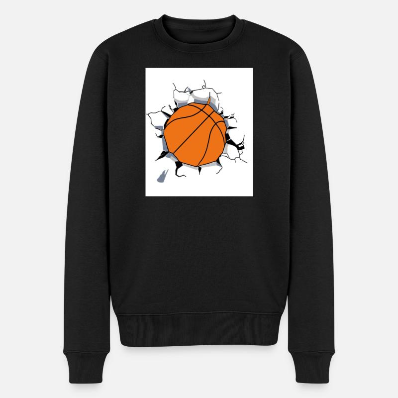 Basket - Pull Premium bio Homme - noir