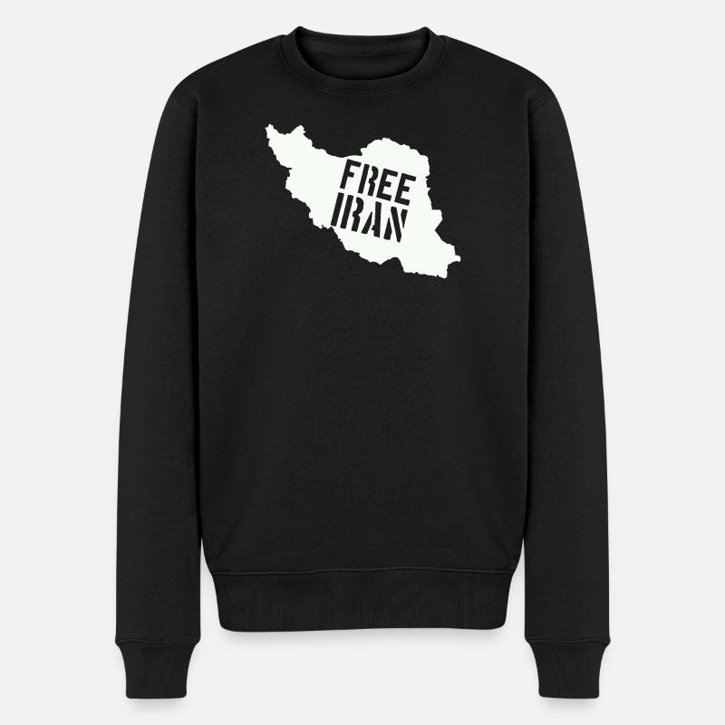 Iran Liberté Iran Libérer l’Iran - Pull Premium bio Homme - noir