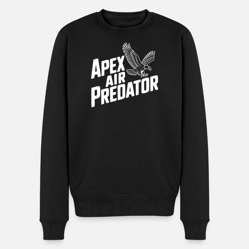 Apex Air Predator - Männer Premium Bio Pullover - Schwarz