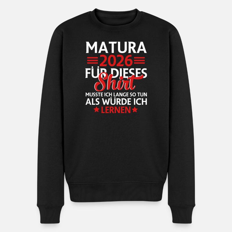 Maturité 2026 - Pull Premium bio Homme - noir