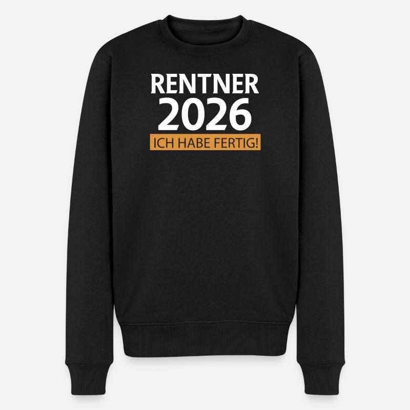 Retraités 2026 - Pull Premium bio Homme - noir