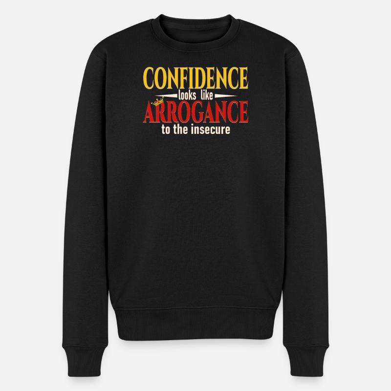 Confiance - Pull Premium bio Homme - noir