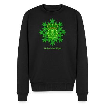 Pisdez Weed Blyat - Männer Premium Bio Pullover - Schwarz - Vorne - Nico (187cm)
