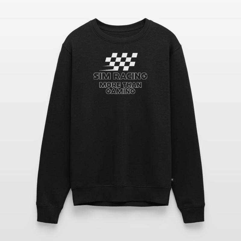 Drapeau de simulation de course : plus que le jeu vidéo Pull Premium bio Homme