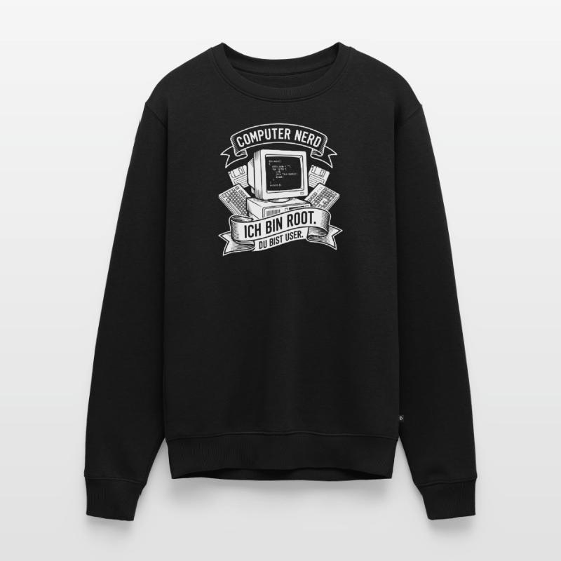 Ich bin Root Computer Nerd Männer Premium Bio Pullover