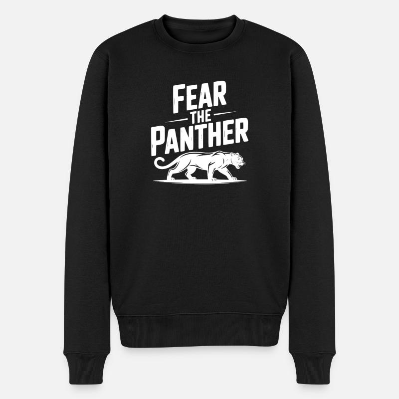 Crainte de la Panthère - Pull Premium bio Homme - noir