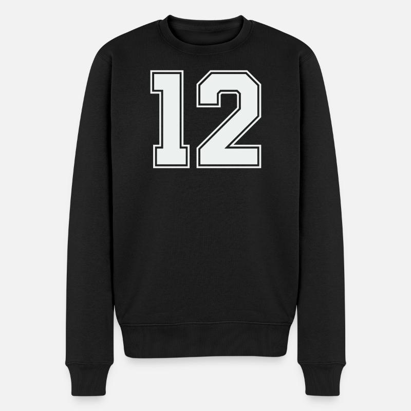 Numéro Douze - Pull Premium bio Homme - noir