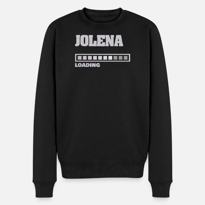 Geschenk für Jolena - Männer Premium Bio Pullover - Schwarz