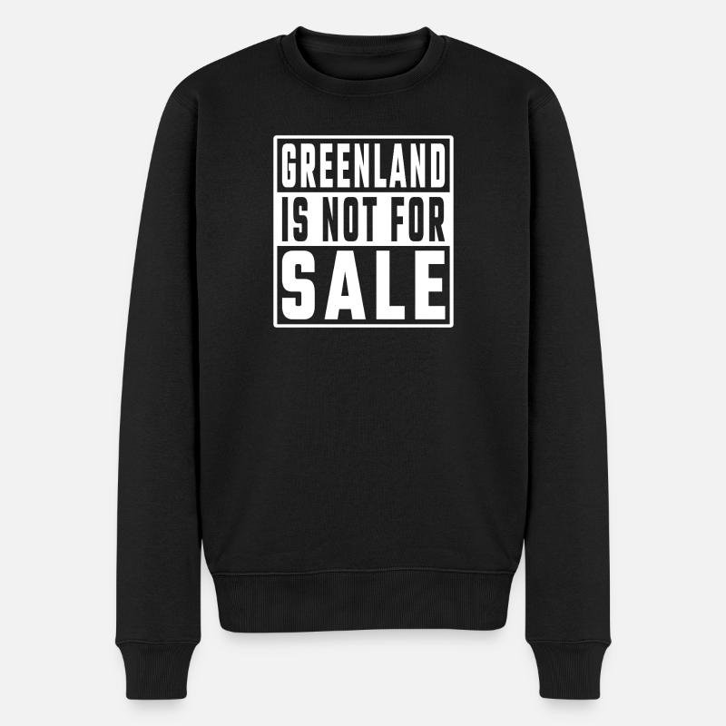 Le Groenland n’est pas à vendre - Pull Premium bio Homme - noir