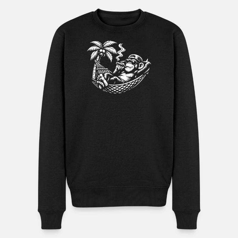 Cigare hamac Chill Monkey - Pull Premium bio Homme - noir