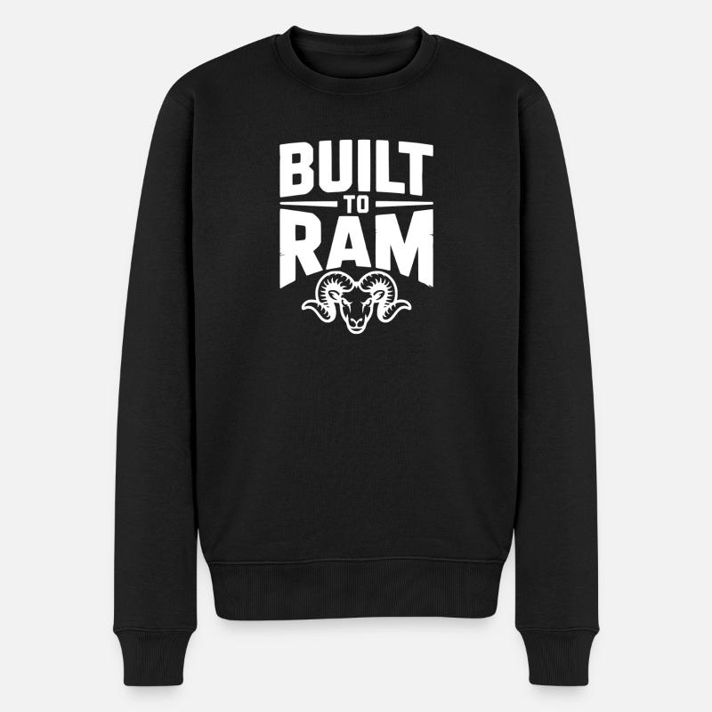 Construit sur Ram - Pull Premium bio Homme - noir