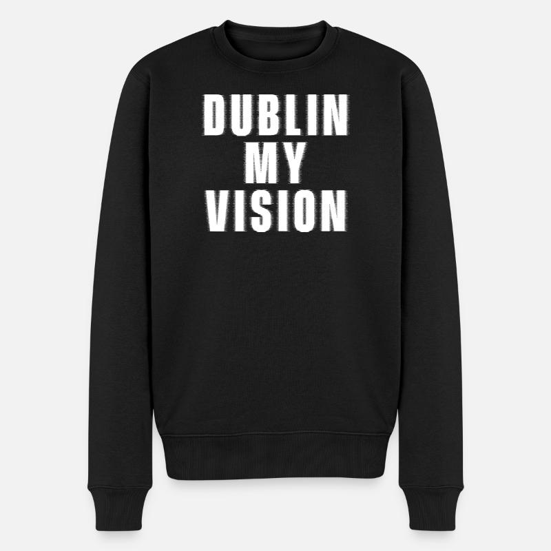 Dublin : Ma vision Saint Patrick - Pull Premium bio Homme - noir
