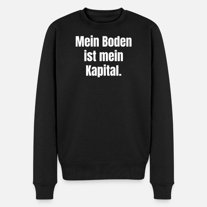 Mon sol est capital - Pull Premium bio Homme - noir